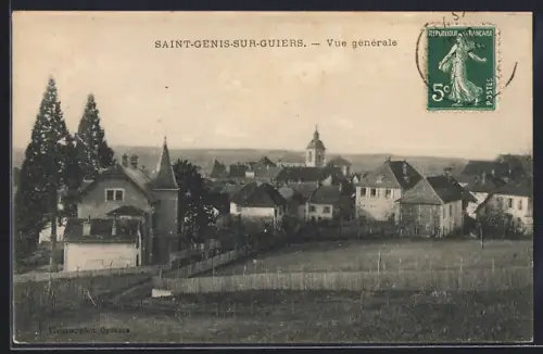 AK Saint-Genis-sur-Guiers, Vue générale