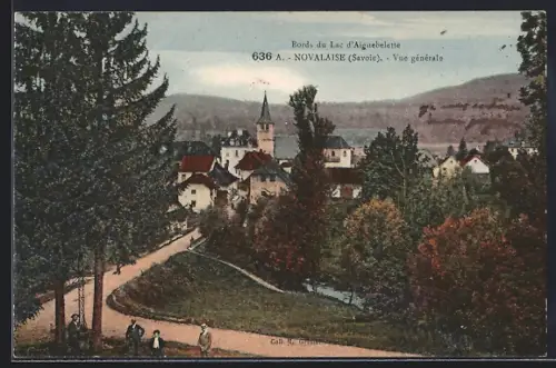 AK Novalaise /Savoie, Vue générale des bords du Lac d`Aiguebelette