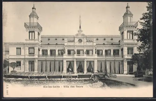 AK Aix-les-Bains, Villa des fleurs