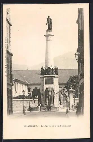 AK Chambéry, La Fontaine des Éléphants