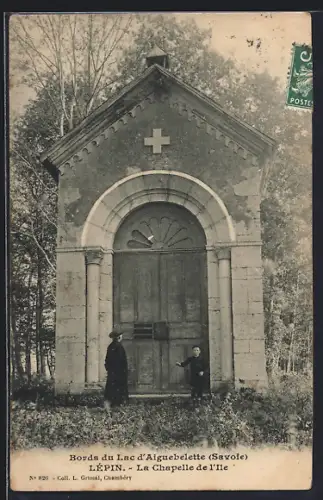 AK Lépin, La Chapelle de l`Ile, bords du Lac d`Aiguebelette