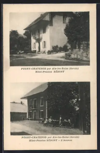 AK Pugny-Chatenod /Aix-les-Bains, Hôtel-Pension Bédony et L`Annexe