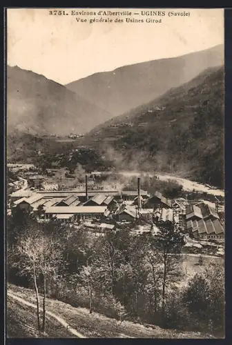 AK Ugines /Savoie, Vue générale des Usines Girod