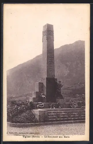 AK Ugine /Savoie, Le Monument aux Morts