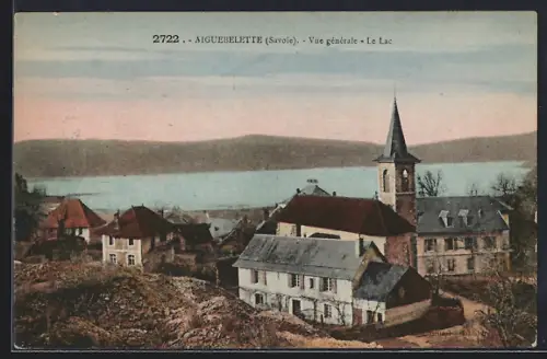 AK Aiguebelette /Savoie, Vue générale, Le Lac