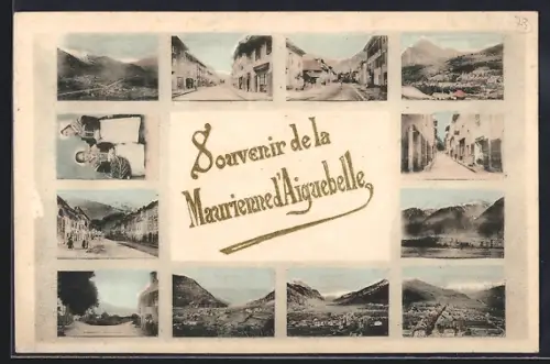 AK Aiguebelle, Souvenir de la Maurienne d`Aiquebelle