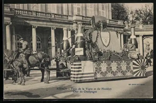 AK Nancy, Fetes de la Vigne et du Houblon, Char du Champagne