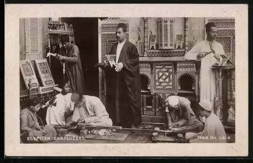 AK Egyptian Carpenters, ägyptische Tischler