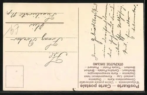 AK Kleines Paar repariert Auto