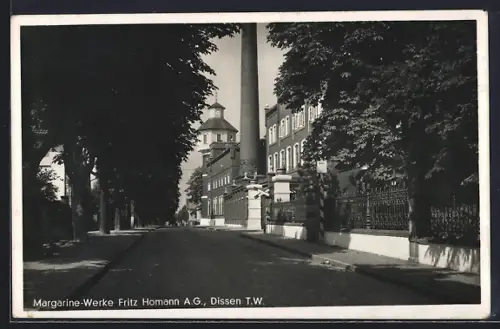 AK Dissen / Teutoburger Wald, Margarine-Werke Fritz Homann A.G.