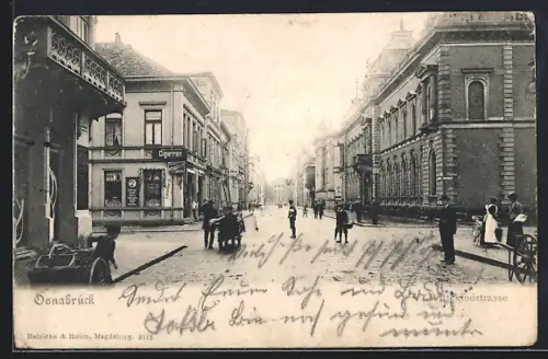 AK Osnabrück, Cigarrenladen in der Wittekindstrasse