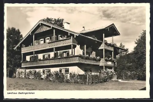 AK Berchtesgaden-Stanggass, Hotel Landhaus Bachingerlehen