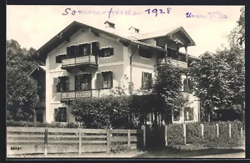 AK Unterstein, Hotel Villa Unterstein, Bes. Franz Weindl