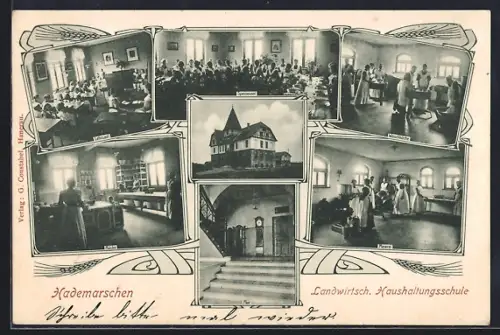 AK Hademarschen, Landwirtsch. Haushaltungsschule, Lehrsaal, Speisesaal