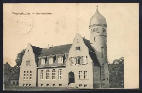 AK Westerbauer, Blick auf das Gemeindehaus