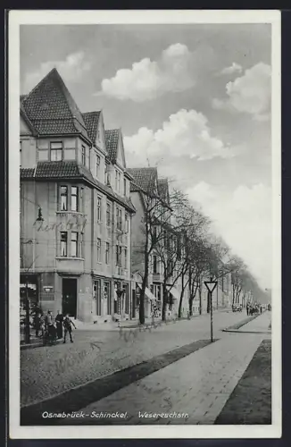 AK Osnabrück-Schinkel, Partie in der Wesereschstrasse