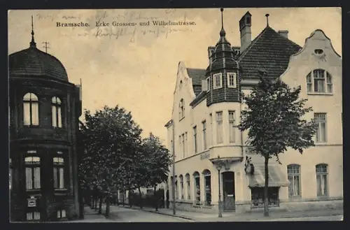 AK Bramsche, Ecke Grossen- und Wilhelmstrasse