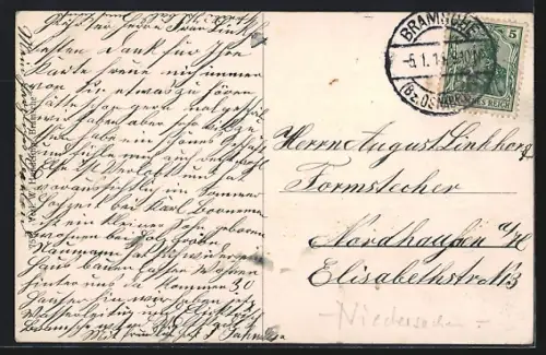 AK Bramsche, Partie in der Münsterstrasse