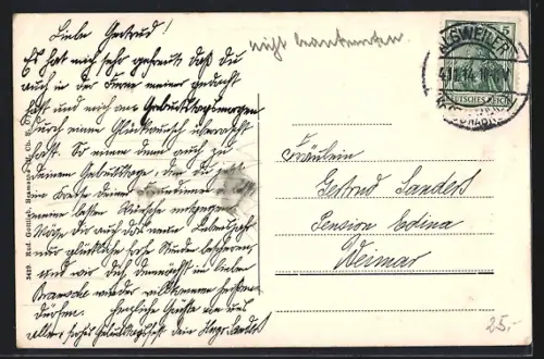 AK Bramsche, Partie in der Wilhelmstrasse