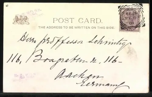 Lithographie Portrait of the King and Queen 1901