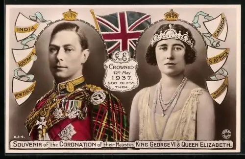 AK Coronation of King George VI. and Queen Elizabeth 1937