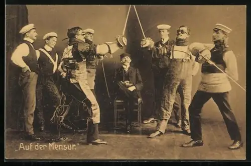 AK Studenten auf der Mensur