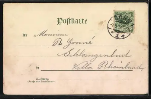 AK Student im Carcer bläst Rauchringe