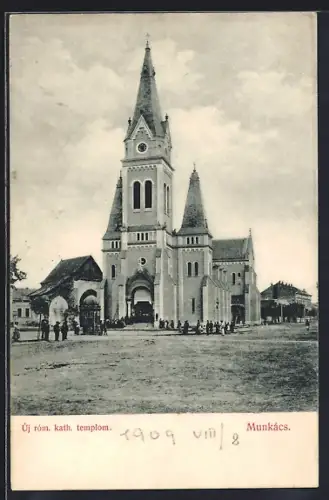 AK Munkács, Új róm. kath. templom