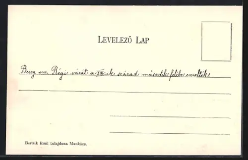 AK Munkács, Beregvár, Gróf Schönborn kastélya