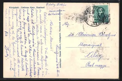AK Königsfeld, Ustcorna Karp. Russland