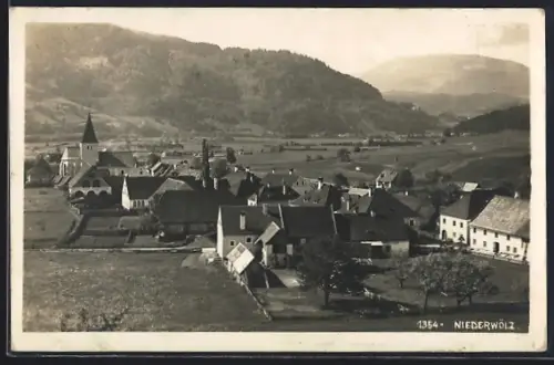 AK Niederwölz, Blick zum Ort