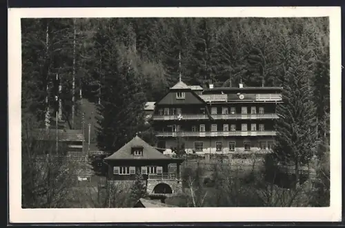 AK Neumarkt /Stmk., NSV Müttererholungsheim inmitten einer Waldpartie, 