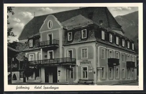 AK Gröbming, Ansicht des Hotel Spanberger