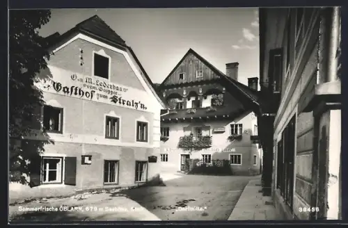 AK Öblarn, Gasthof zum Stralz`n, G. u. M. Lederhans vorm. Grogger