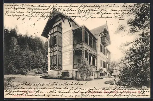 AK Neumarkt i. Stmk., Villa Wolf mit Gartenanlagen