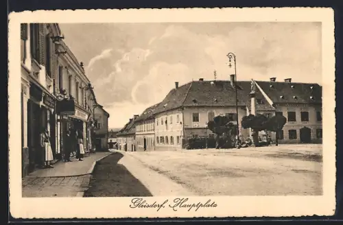 AK Gleisdorf, Partie auf dem Hauptplatz