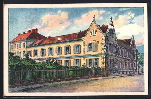 AK Graz, Sanatorium der Kreuzschwestern in Kreuzgasse 30