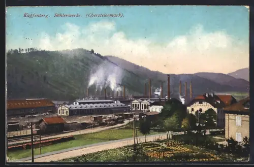 AK Kapfenberg, Blick auf die Böhlerwerke