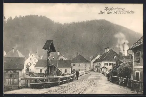 AK Kapfenberg, Partie an der Mürzbrücke