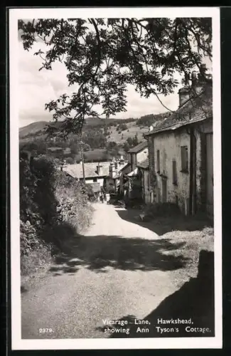 AK Hawkshead, Vicarage Lane showing Ann Tyson`s Cottage