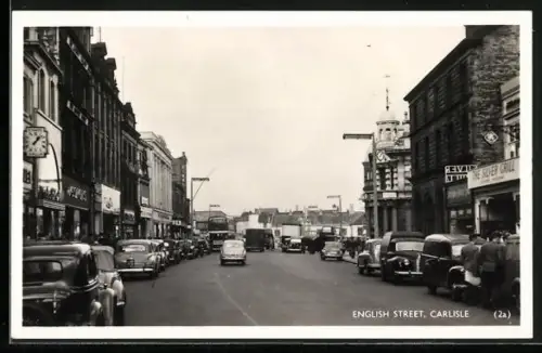 AK Carlisle, English Street with The Silver Grill