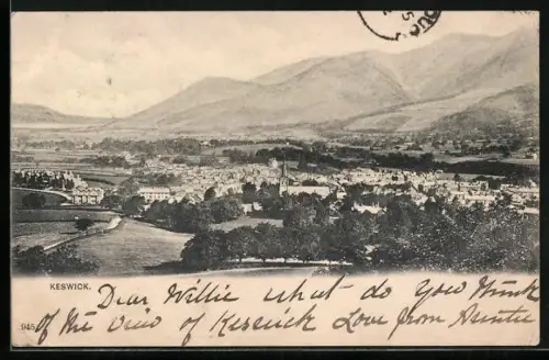 AK Keswick, Bird`s eye view of the city