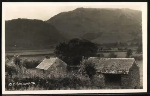 AK Old Rosthwaite, Partial view of the village
