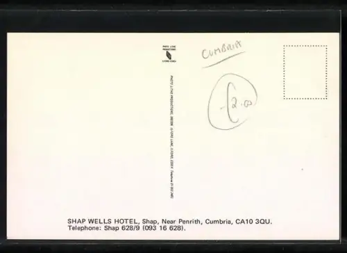 AK Shap near Penrith, Shap Wells Hotel