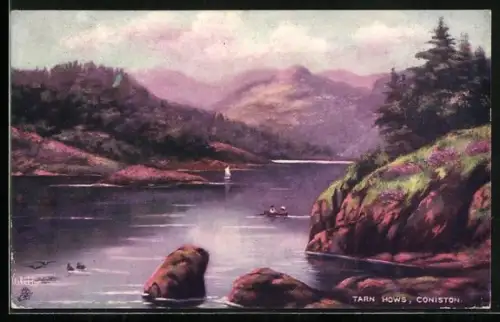 Künstler-AK Raphael Tuck & Sons Nr. 7123: Coniston, Tarn Hows
