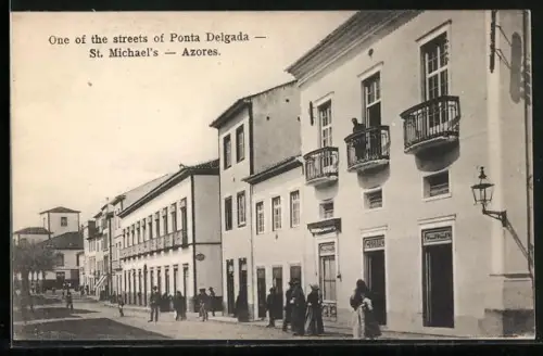 AK Ponta Delgada /St. Michael`s, One of the streets of Ponta Delgada