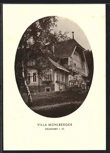AK Neumarkt i. St., Hotel Villa Mühlberger