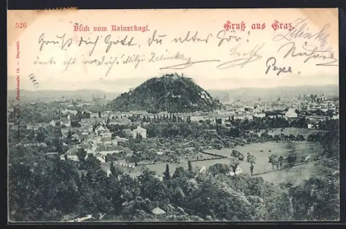 AK Graz, Blick vom Rainerkogl