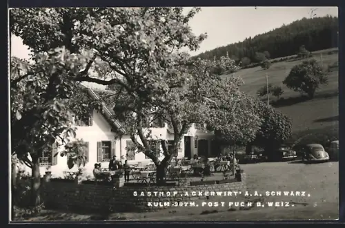 AK Kulm /Puch, Gasthof Ackerwirt, A. A. Schwarz