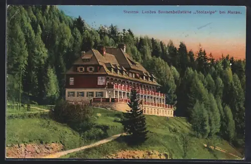 AK Murau / Mur, Die Landes Sonnenheilstätte Stolzalpe